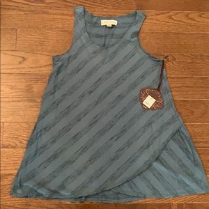 Knox Rose Women’s Turquoise Layered Tank